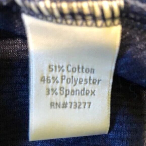 NWT Lauren Conrad Skater Dress Blue Knit Floral Print Full Skirt Medium - Picture 5 of 6